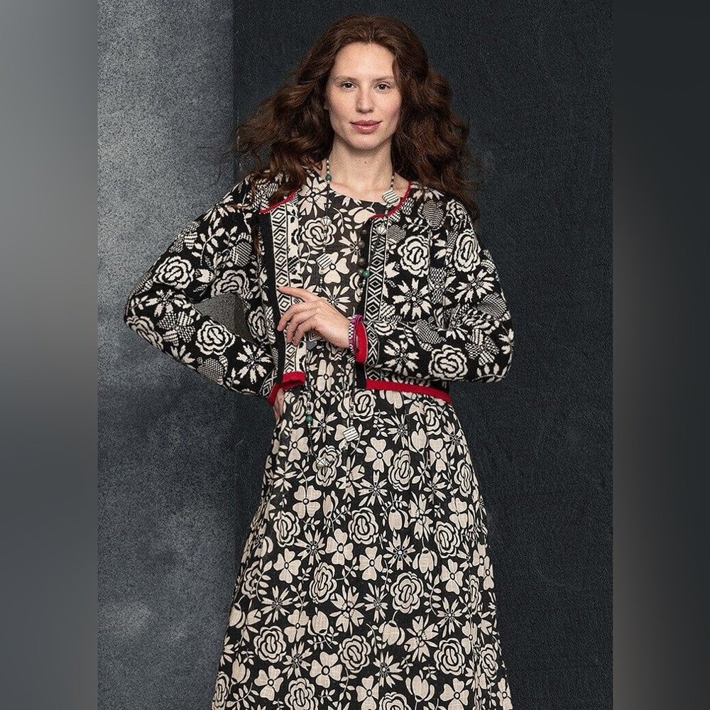 🌸Gudrun Sjödén Folklore Inspired Floral Dress 🌸